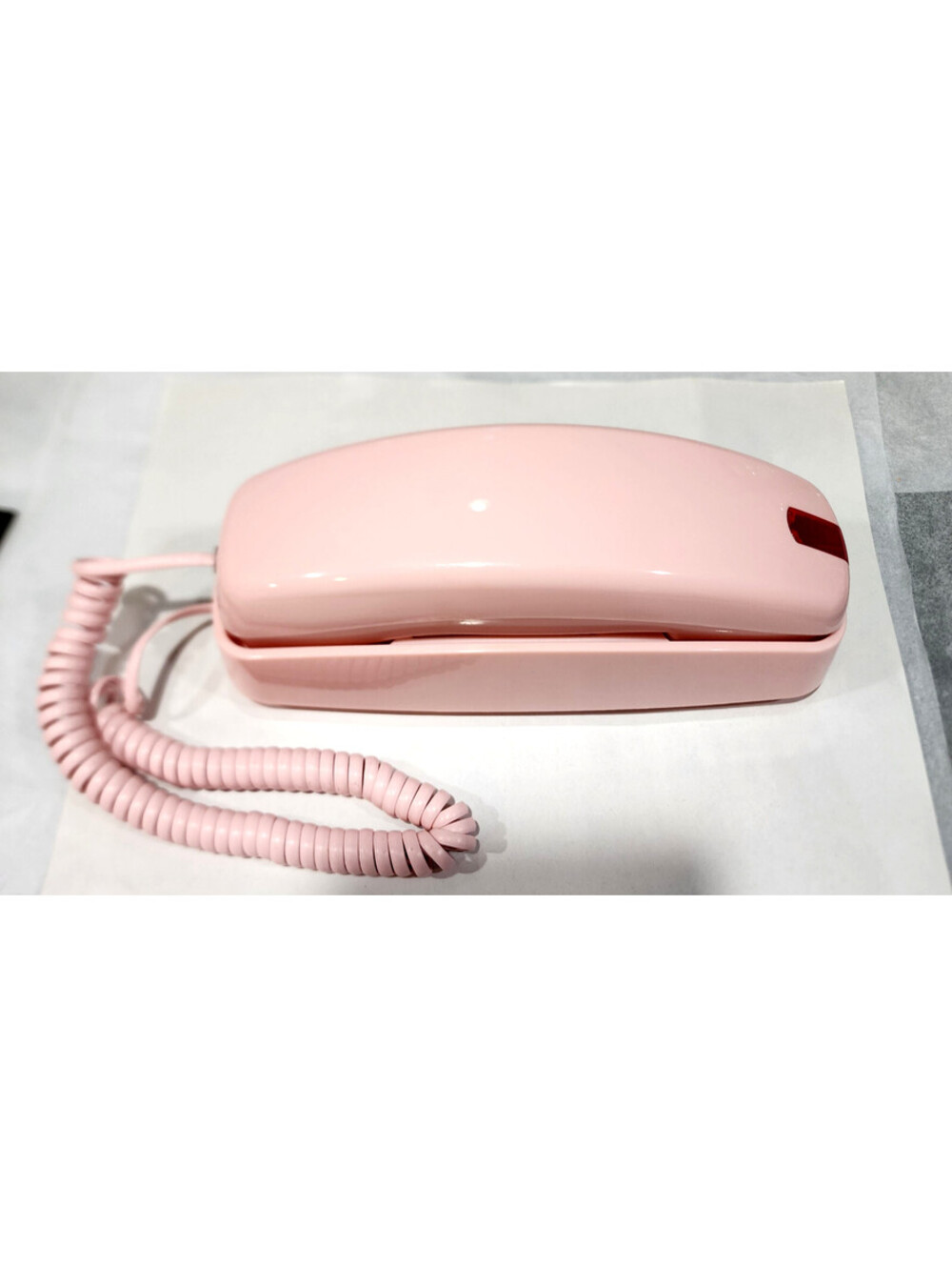 Pink Slimline Telephone Qusrich Model 5508 Retro Wall Desk Corded Phone Y2K Aest